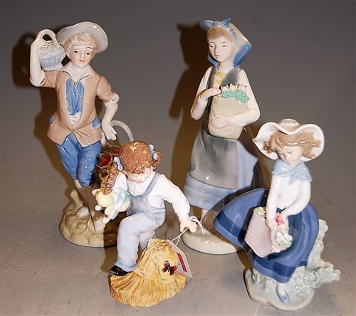 Lot 197 - A Royal Worcester figurine 'Katie's Day...