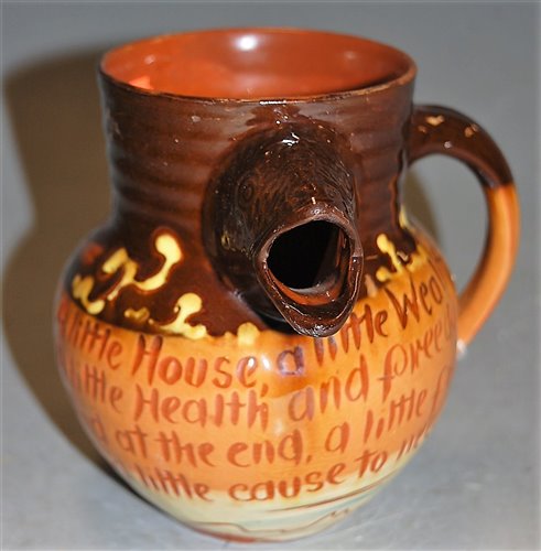 Lot 199 - A C.H. Brannan Barham art pottery mottoware...