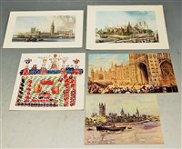 Lot 365 - A collection of Christmas greetings cards as...
