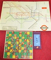 Lot 370 - A London Underground game 'Lut'; together with...