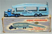 Lot 371 - A Dinky Supertoys Pullmore car transporter...