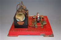 Lot 393 - A Mamod twin cylinder super-heated steam...