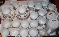 Lot 428 - A single box of Royal Worcester Evesham ware...