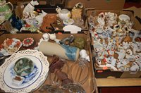Lot 430 - Three boxes of china and glass miscellaneous...