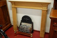 Lot 1130 - A contemporary Adam style cast iron and...