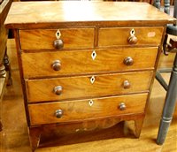 Lot 1175 - An early 19th century mahogany apprentice...