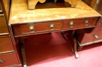 Lot 1187 - A 19th century mahogany and crossbanded...