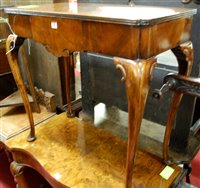 Lot 1206 - An early Georgian style figured walnut and...