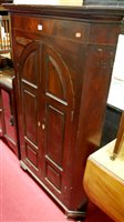 Lot 1211 - A George III mahogany and satinwood strung...
