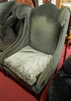 Lot 1292 - A set of three contemporary upholstered and...