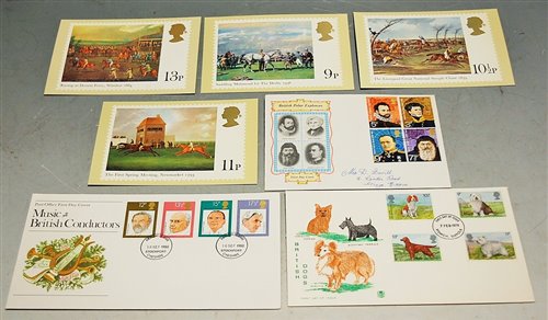 Lot 343 - A large collection of mainly first day covers,...