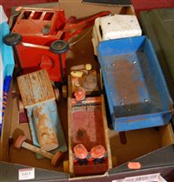 Lot 1413 - A quantity of mixed pressed steel and wooden...