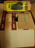 Lot 1437 - A trade box containing 12 Solido military...
