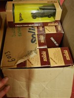 Lot 1438 - A trade box containing 12 Solido military...