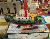 Lot 1466 - A radio controlled model of an RT work boat