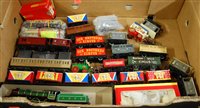 Lot 1447 - A box containing a quantity of 00 gauge loose...