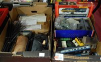 Lot 1478 - Two boxes containing a quantity of 00 gauge...