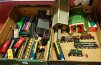 Lot 1515 - A quantity of 00 gauge rolling stock, scenery etc