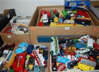 Lot 464 - A large quantity of playworn loose diecast...