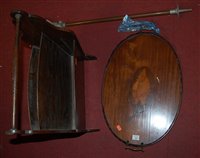 Lot 501 - An Edwardian inlaid mahogany galleried tray,...
