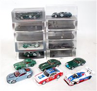 Lot 2784 - Ten various plastic cased or loose Spark...