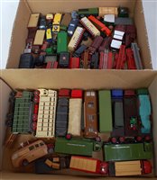 Lot 2786 - Two boxes containing a quantity of diecast and...