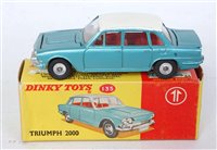 Lot 2103 - A Dinky Toys No. 135 Triumph 2000 saloon...
