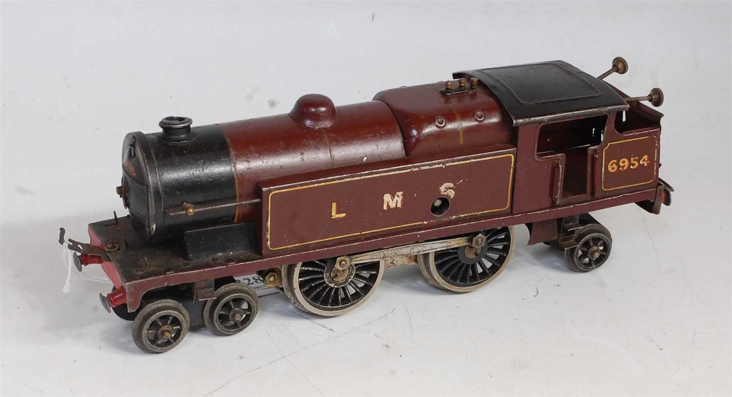 Lot 328 - Three empty Hornby and one Leeds post-war set...