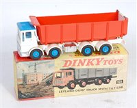 Lot 2104 - Dinky Toys 925 Leyland Dump Truck with Tilt...