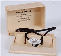 Lot 152 - Georg Jensen (1866-1935) - a Daisy bracelet,...