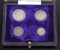 Lot 2013 - Great Britain, 1904 Maundy Money four-coin set,...