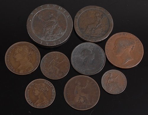 Lot 2014 - Great Britain, collection of nine George III...