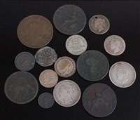 Lot 2021 - Mixed lot of silver and copper coins and...