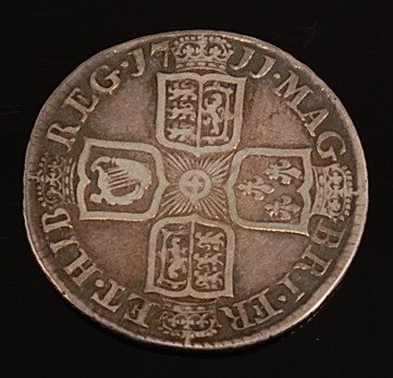 Lot 2006 - Great Britain, 1711 shilling, Queen Anne...