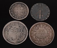 Lot 2007 - Great Britain, four Charles II and later...