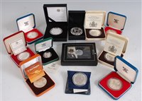 Lot 2057 - Great Britain, 12 various silver proof...