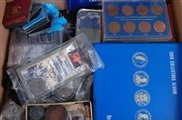 Lot 2069 - Mixed lot of British and world coins, to...