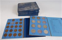 Lot 2038 - Great Britain, eleven incomplete Whitman coin...