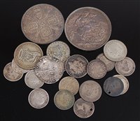 Lot 2025 - Great Britain, mixed lot of silver coins, to...