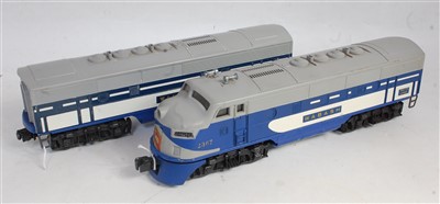 Lot 387 - Battery operated metal G-scale 0-4-0 diesel...