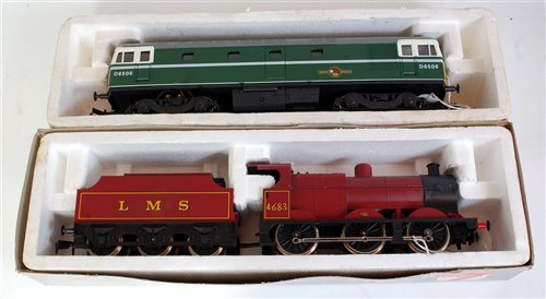 Lot 435 - Lima maroon LMS 0-6-0 loco No. 4683 with 6...