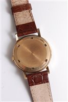 Lot 1232 - A gentleman's Bulova wristwatch, the cream...