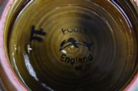 Lot 57 - Poole Pottery - a footed 'Delphis' bowl, the...