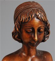 Lot 226 - After Demetre Chiparus - a bronze model of a...