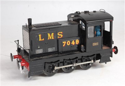 Lot 484 - American Flyer 0-6-0 switcher loco and tender...