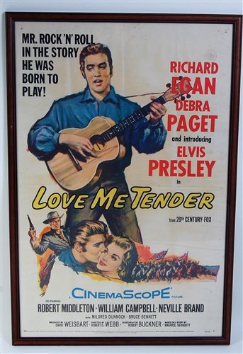Lot 539 - A framed original 1956 one-sheet movie poster...