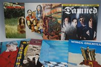 Lot 557 - Approx 50 1970s and later vinyl records, to...