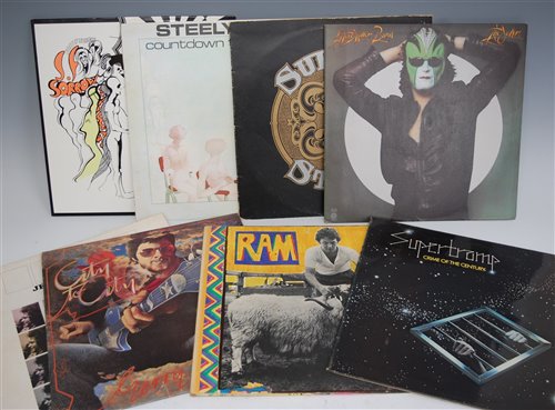 Lot 558 - Approx 50 1970s and later vinyl records, to...