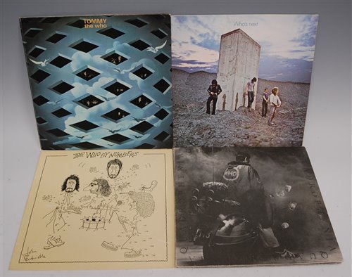Lot 562 - Four vinyl LP records by The Who, comprising...