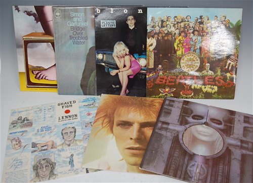 Lot 567 - Approx 50 1960s and later vinyl records, to...